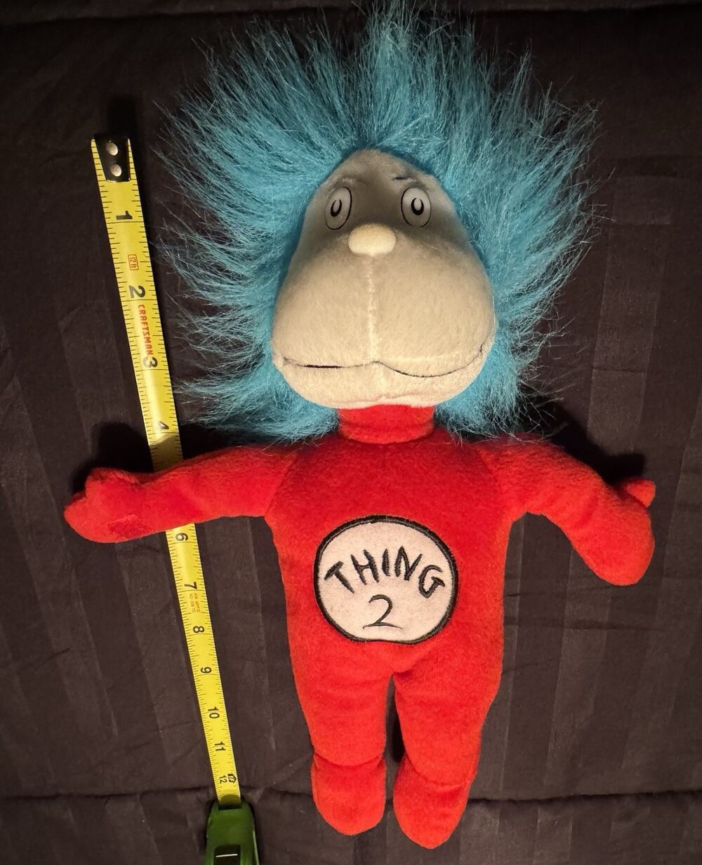 Thing 2 Dr Seuss Cat In Hat Movie Plush Stuffed 11”